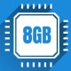 8GB  + UGX15,000 