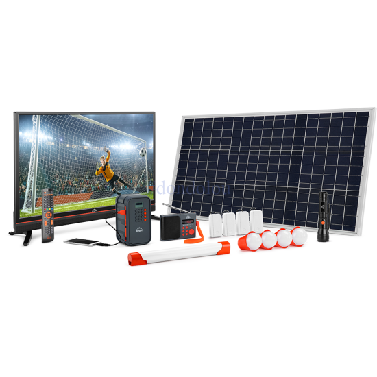 X1000 D.light Solar Set with a TV, Radio