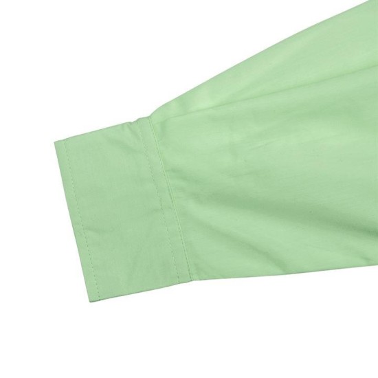 Lee Cooper Long Sleeve Pocket Shirt for Men - Size large, Mint Colour