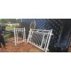 Metal fencing rails per square meter